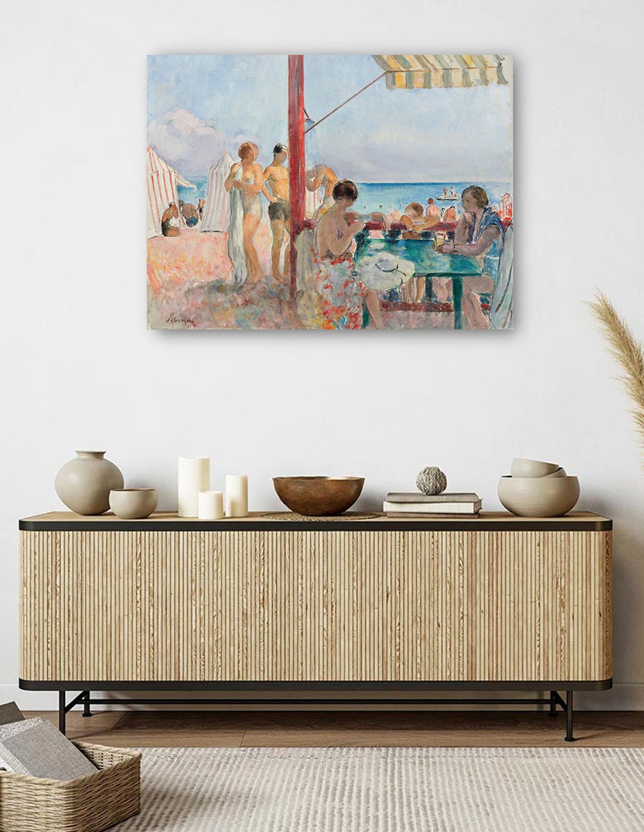 Cuadro decorativo El chiringuito (1923-25) técnica mixta Playas 5