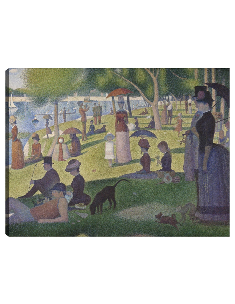 Cuadro decorativo Un domingo en La Grande Jatte (1884) técnica mixta Gente Cuadro decorativo Un domingo en La Grande Jatte (1884) técnica mixta Gente