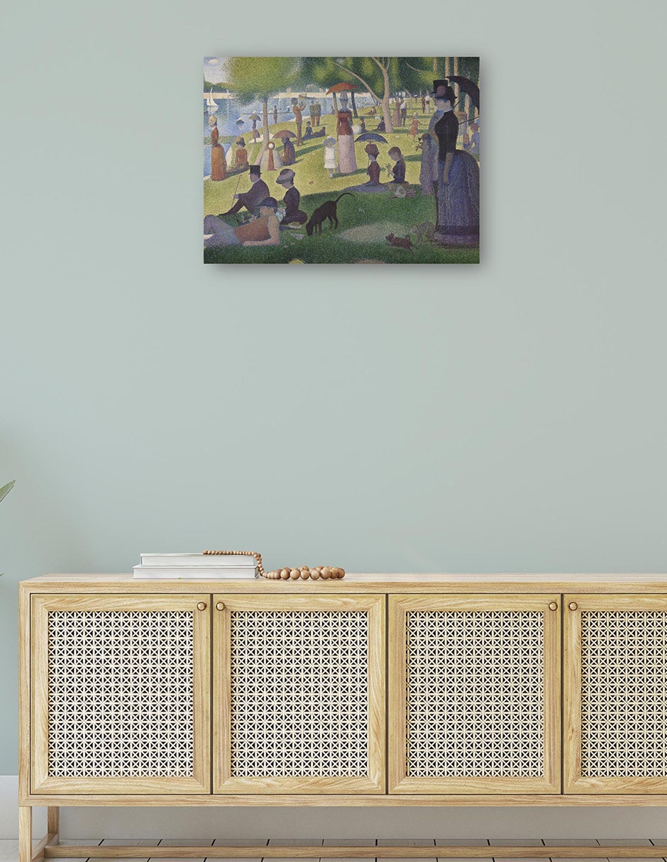 Cuadro decorativo Un domingo en La Grande Jatte (1884) técnica mixta Gente 4