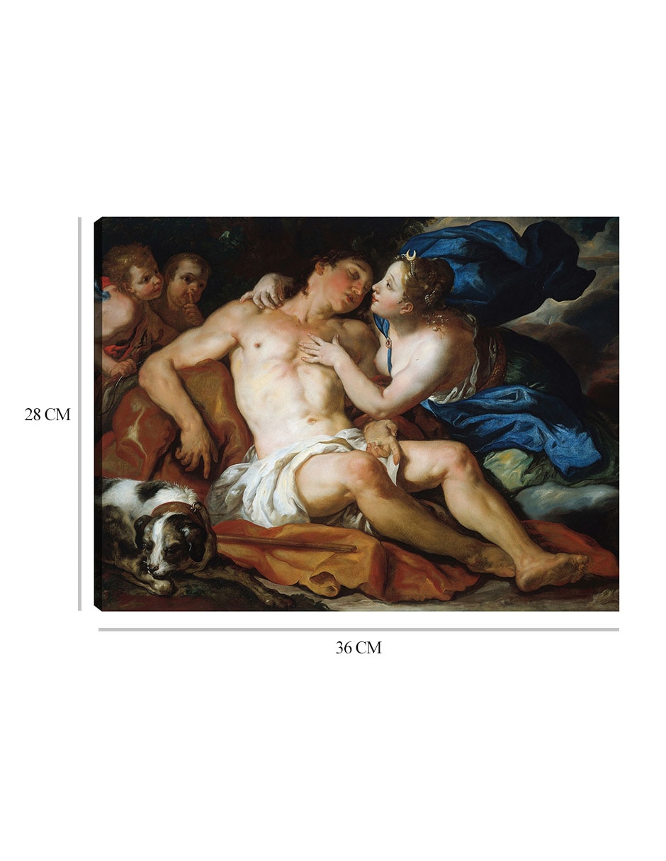 Cuadro decorativo Diana y Endimión (1690) técnica mixta Gente 2