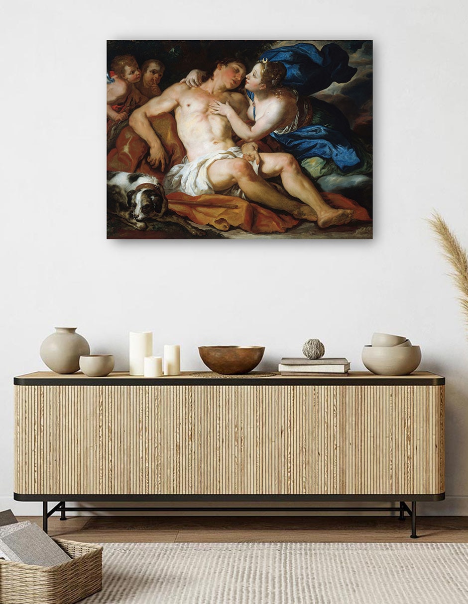 Cuadro decorativo Diana y Endimión (1690) técnica mixta Gente 6