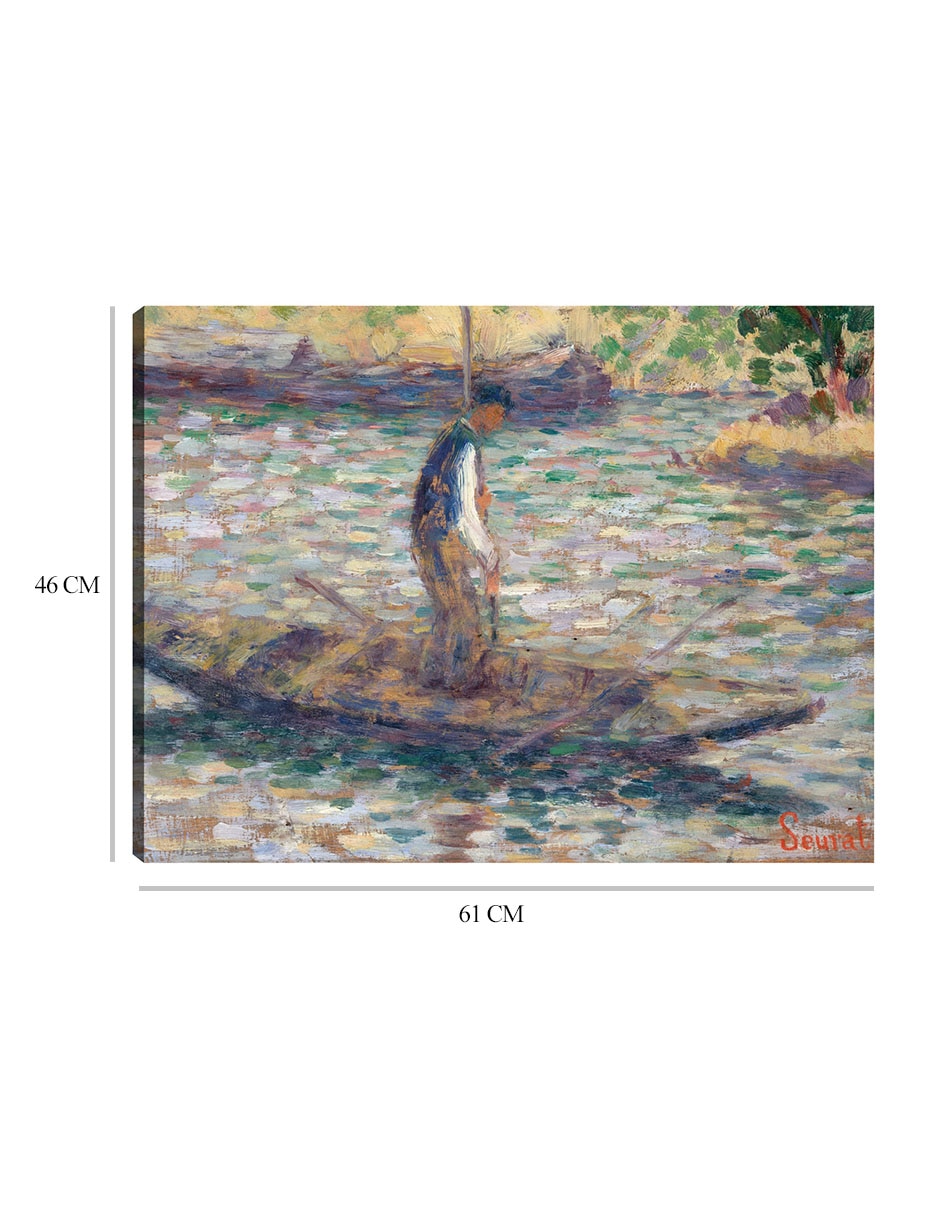 Cuadro decorativo Un pescador (hacia 1884) técnica mixta Retratos 2