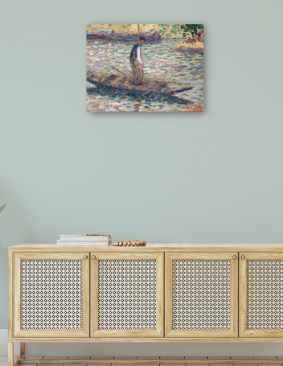 Cuadro decorativo Un pescador (hacia 1884) técnica mixta Retratos 4