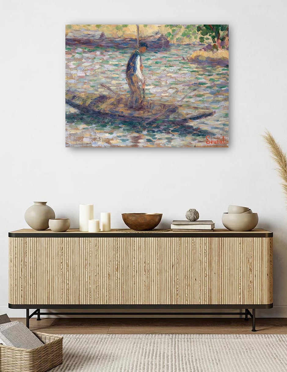 Cuadro decorativo Un pescador (hacia 1884) técnica mixta Retratos 5