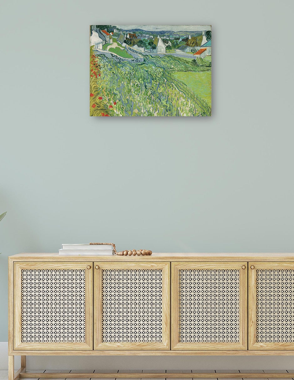 Cuadro decorativo Viñedos de Auvers (1890) técnica mixta Inspiración 4