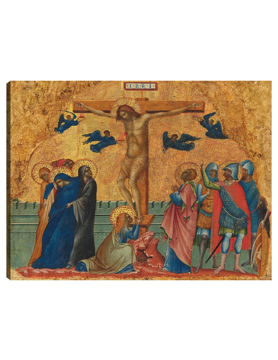 Cuadro decorativo La Crucifixión, c. 1340/1345 técnica mixta Figuras Celestiales