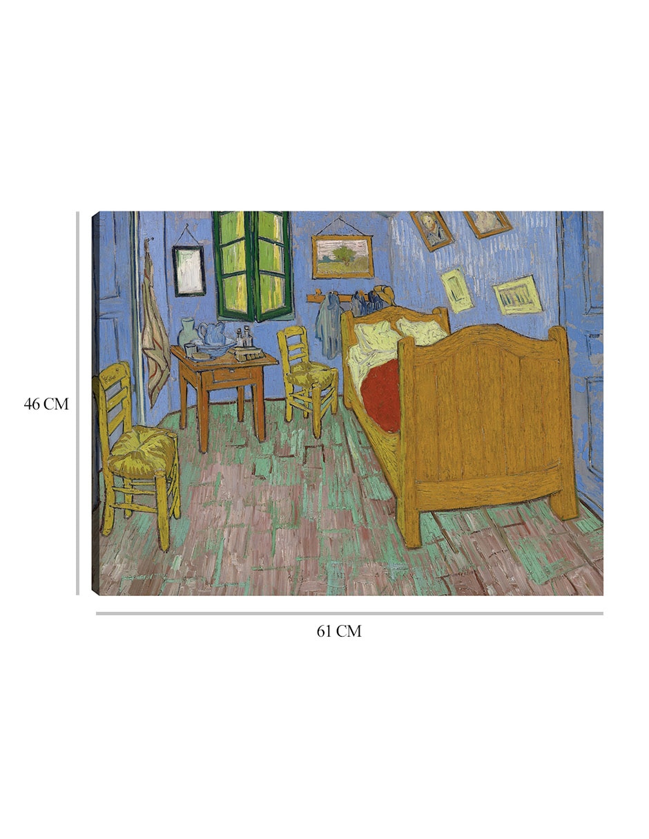 Cuadro decorativo El dormitorio (1889) técnica mixta Formas 8
