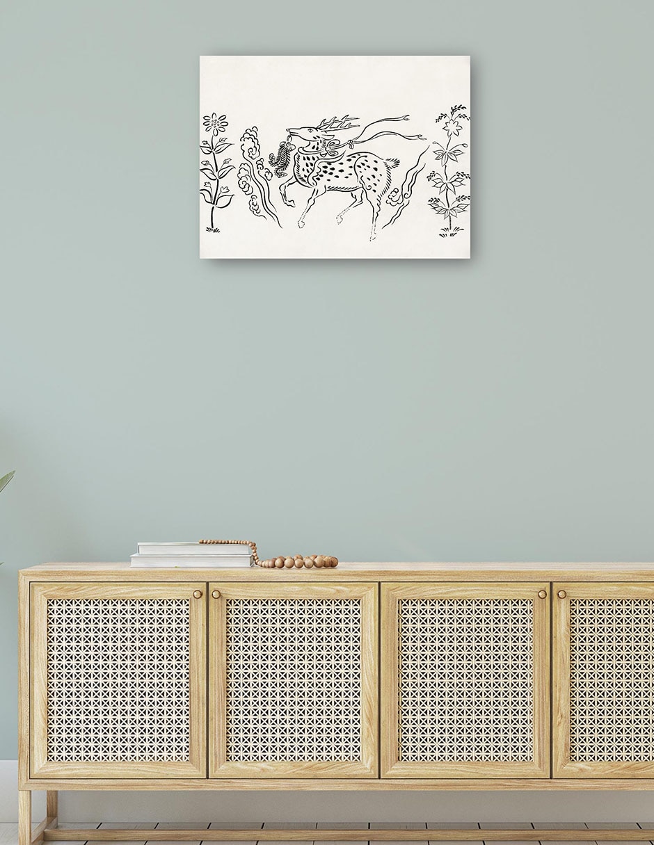 Cuadro decorativo técnica mixta Formas 4