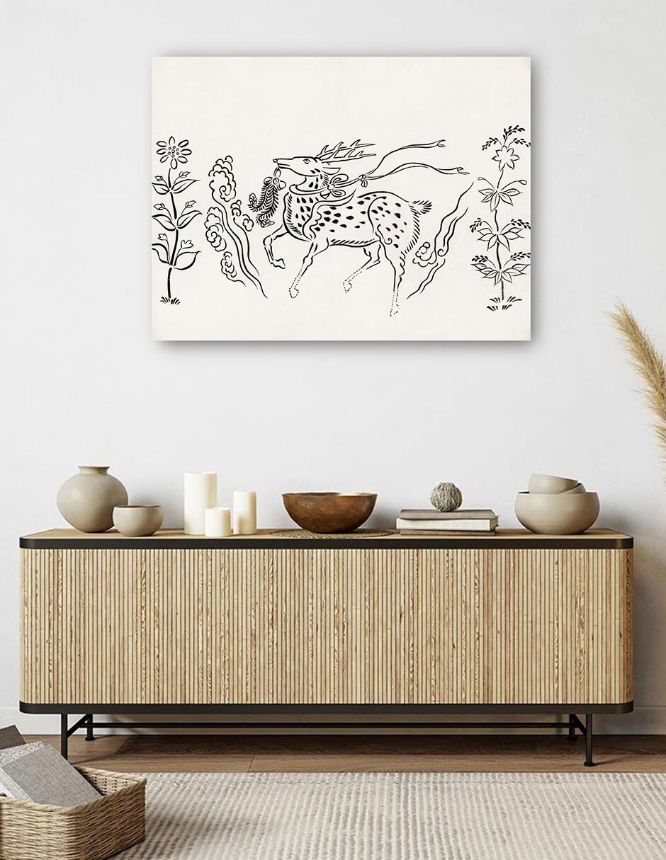 Cuadro decorativo técnica mixta Formas 5