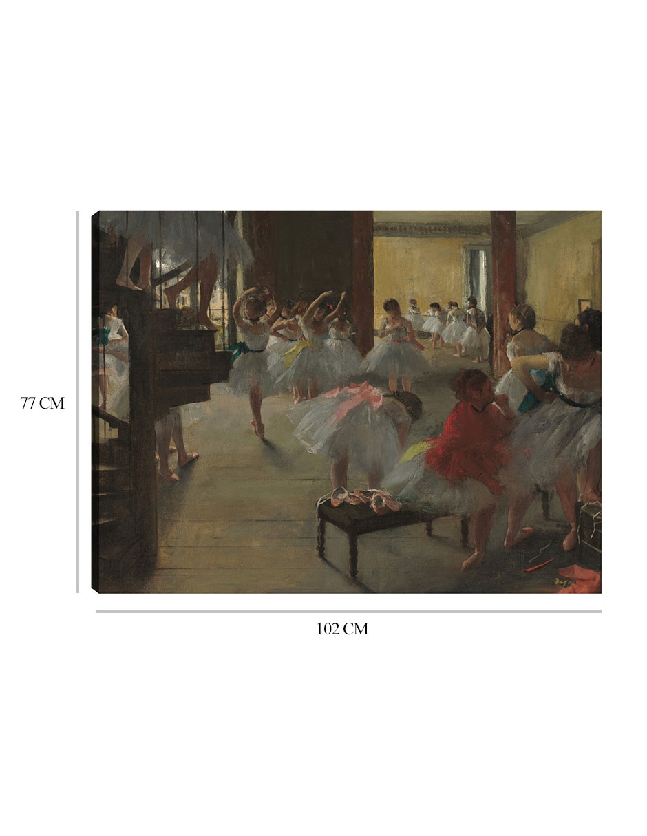 Cuadro decorativo La clase de baile, c. 1873 técnica mixta Danza 2