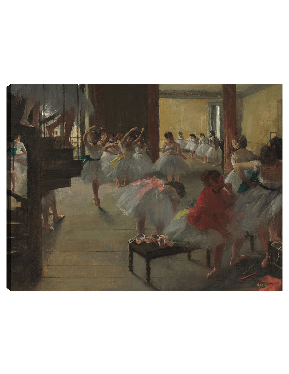 Cuadro decorativo La clase de baile, c. 1873 técnica mixta Danza