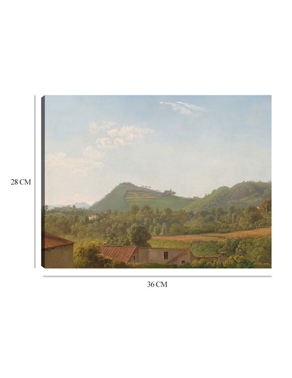 Cuadro decorativo Vista cerca de Nápoles, c. 1806 técnica mixta Campos 2