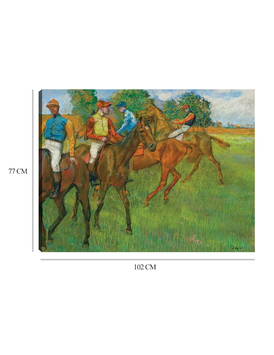 Cuadro decorativo Antes de la carrera (1887-1889) técnica mixta Deportes 2