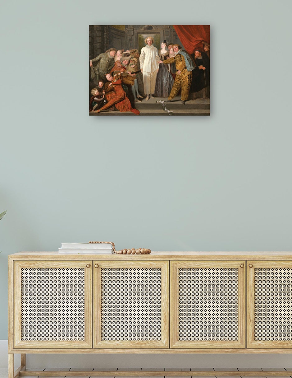 Cuadro decorativo Los comediantes italianos técnica mixta Gente 4