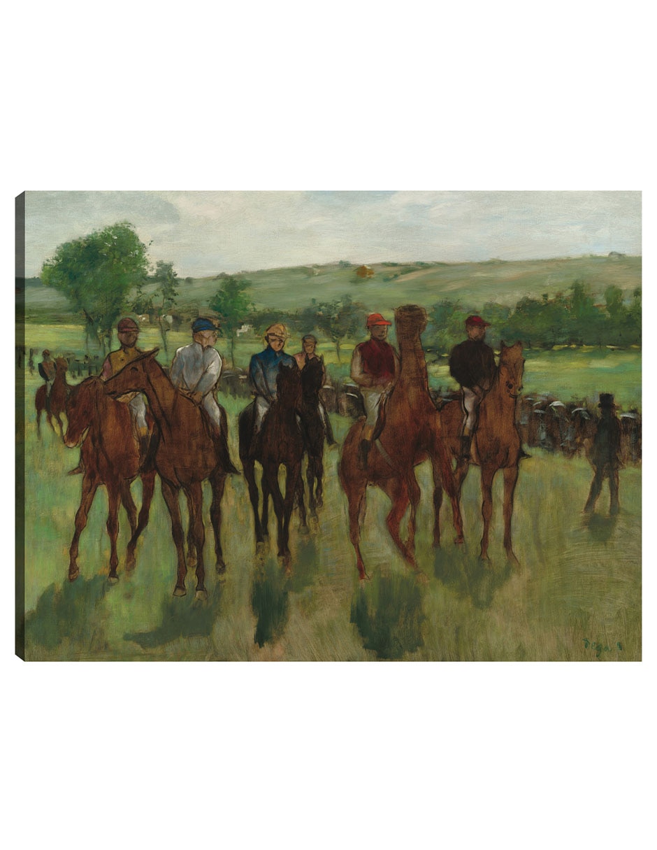 Cuadro decorativo Los jinetes (c.1885) técnica mixta Deportes