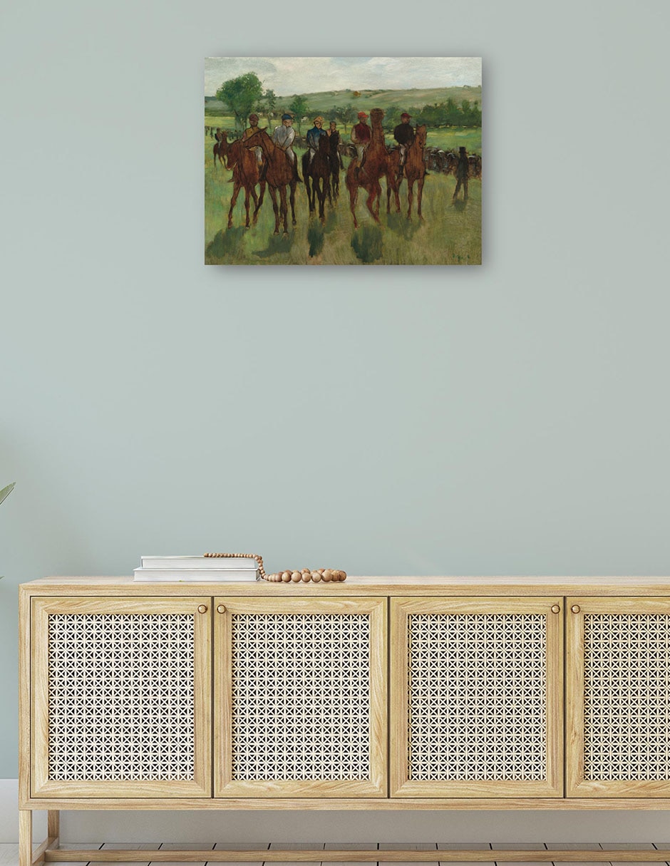 Cuadro decorativo Los jinetes (c.1885) técnica mixta Deportes 5
