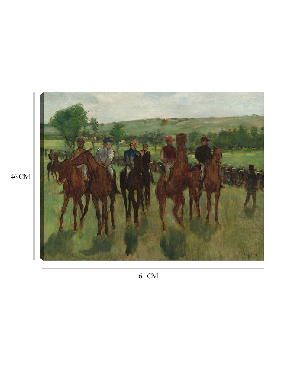 Cuadro decorativo Los jinetes (c.1885) técnica mixta Deportes 2