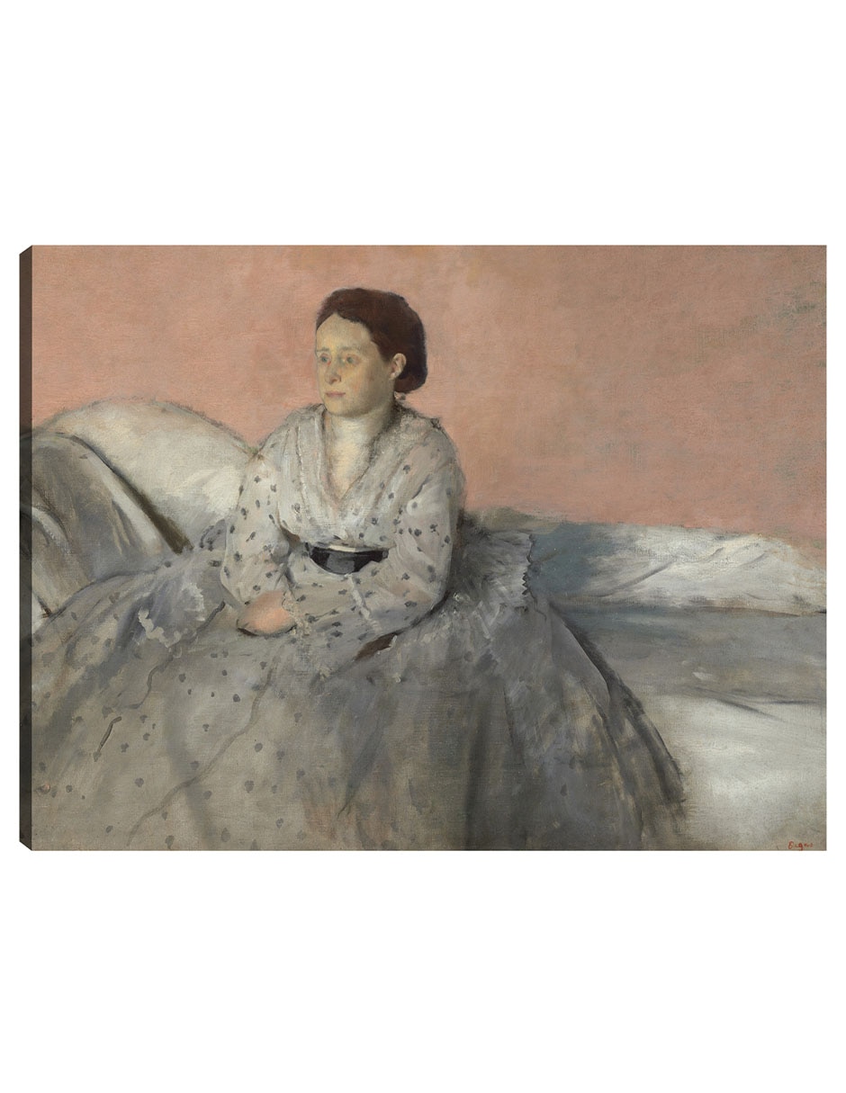 Cuadro decorativo Señora René de Gas, 1872/1873 técnica mixta Gente