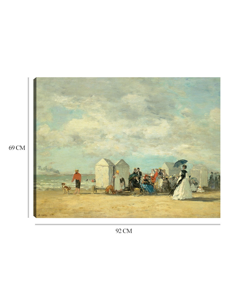 Cuadro decorativo Escena de playa 1862 técnica mixta Playas 2