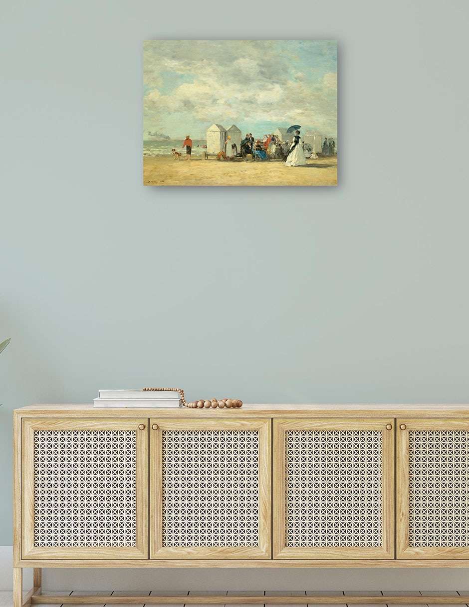 Cuadro decorativo Escena de playa 1862 técnica mixta Playas 4