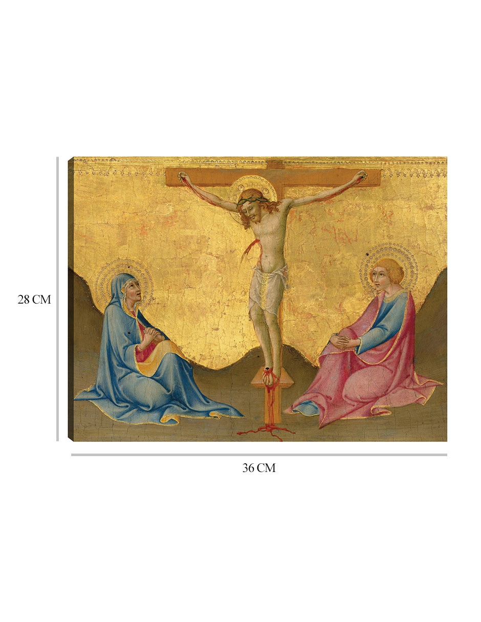 Cuadro decorativo La Crucifixión, c. 1445/1450 técnica mixta Figuras Celestiales 8