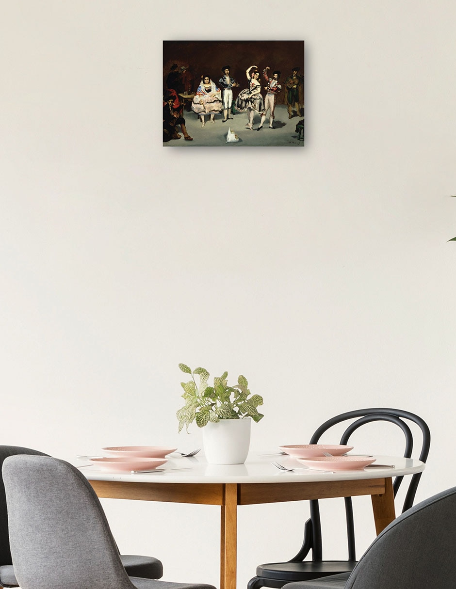 Cuadro decorativo Ballet español técnica mixta Danza 3