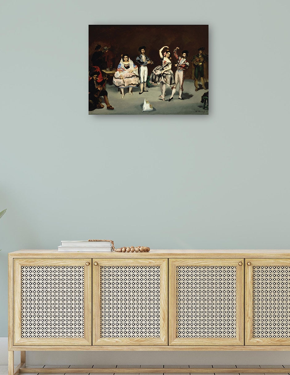 Cuadro decorativo Ballet español técnica mixta Danza 5