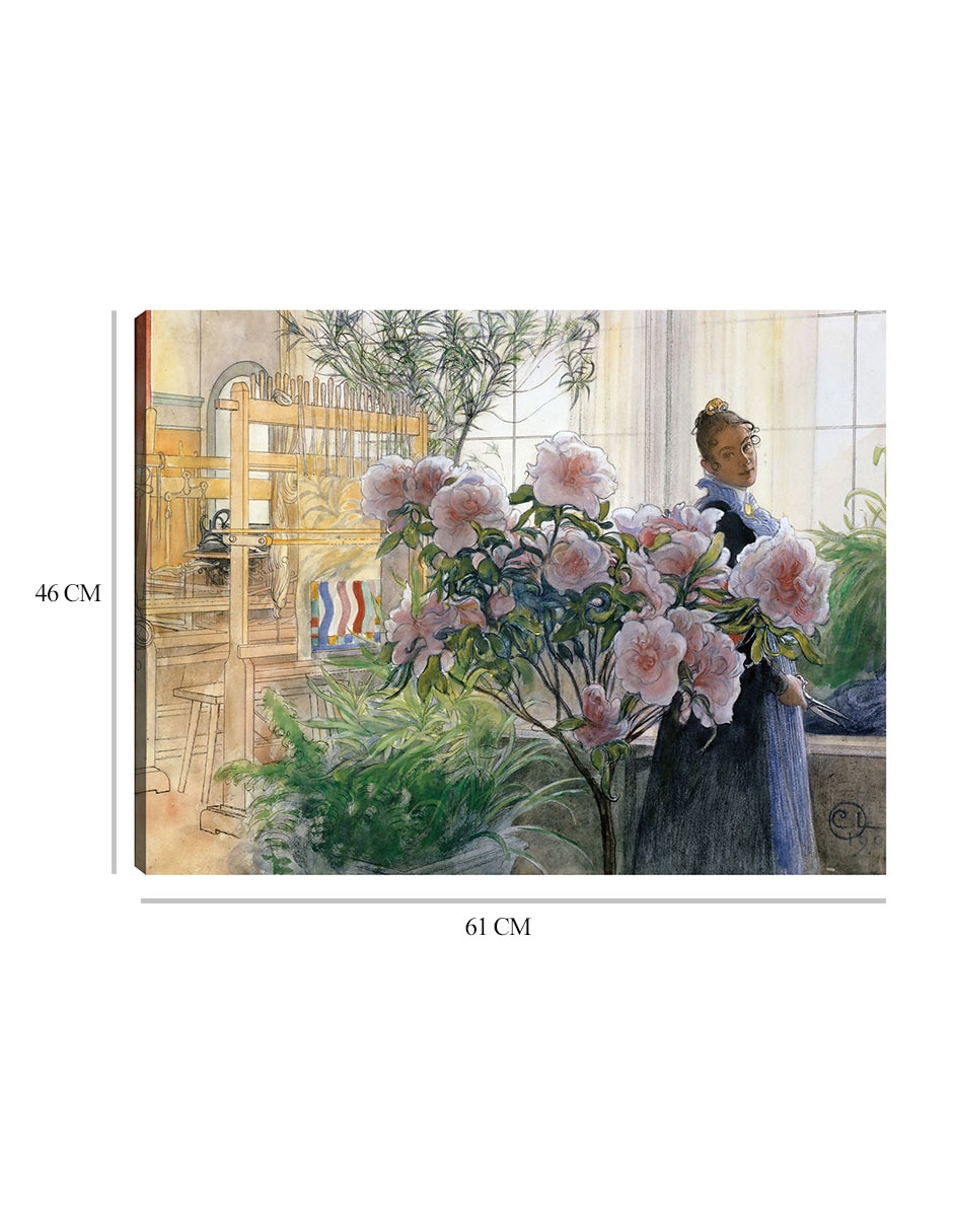 Cuadro decorativo Azalea (1906) técnica mixta Gente 3