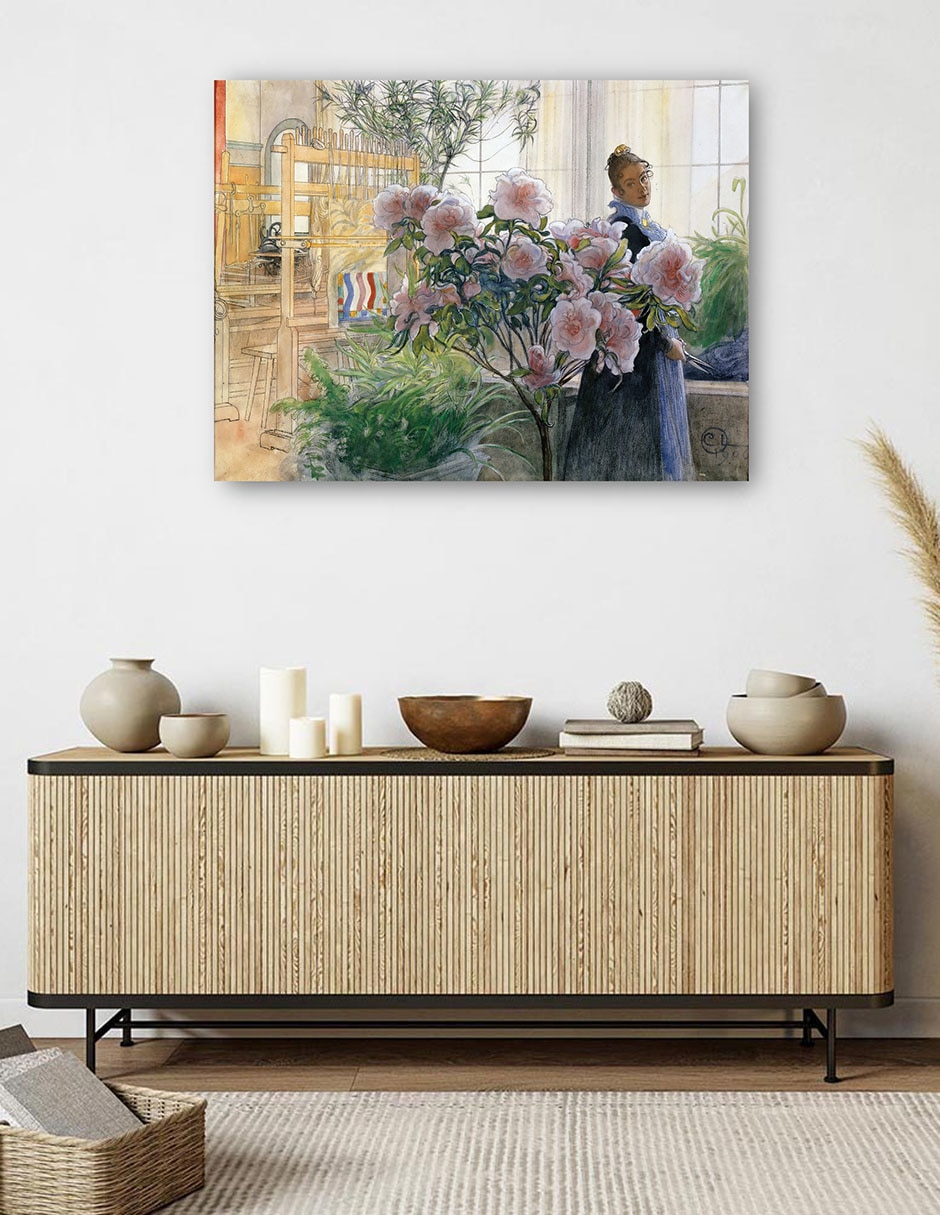 Cuadro decorativo Azalea (1906) técnica mixta Gente 5