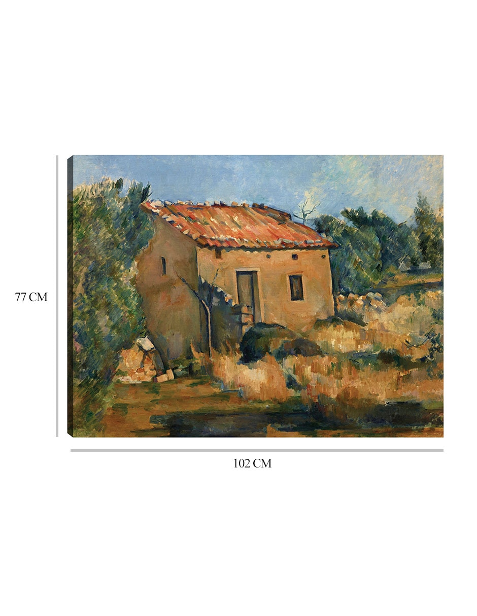 Cuadro decorativo Casa abandonada cerca de Aix-en-Provence (1885-1887) técnica mixta Océanos 3