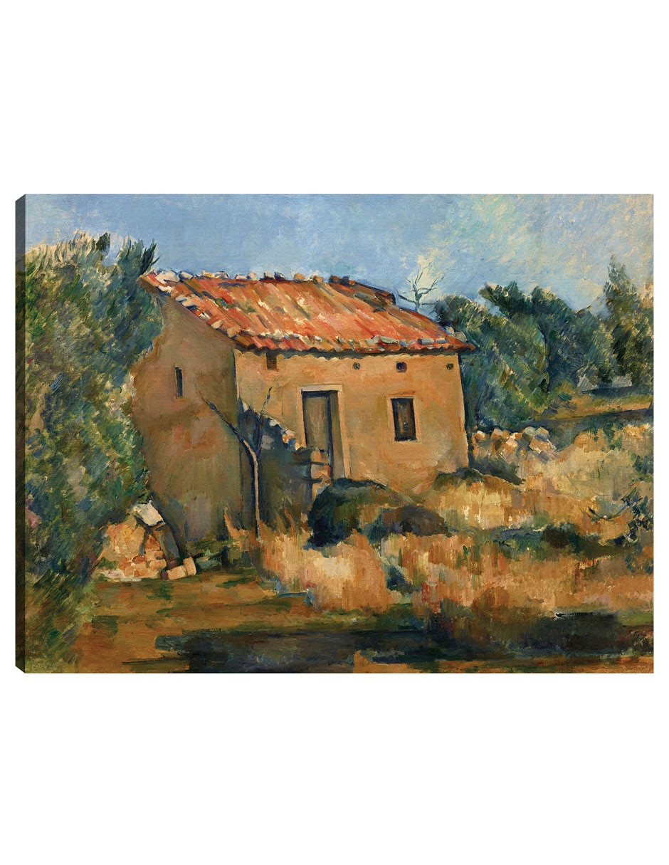 Cuadro decorativo Casa abandonada cerca de Aix-en-Provence (1885-1887) técnica mixta Océanos