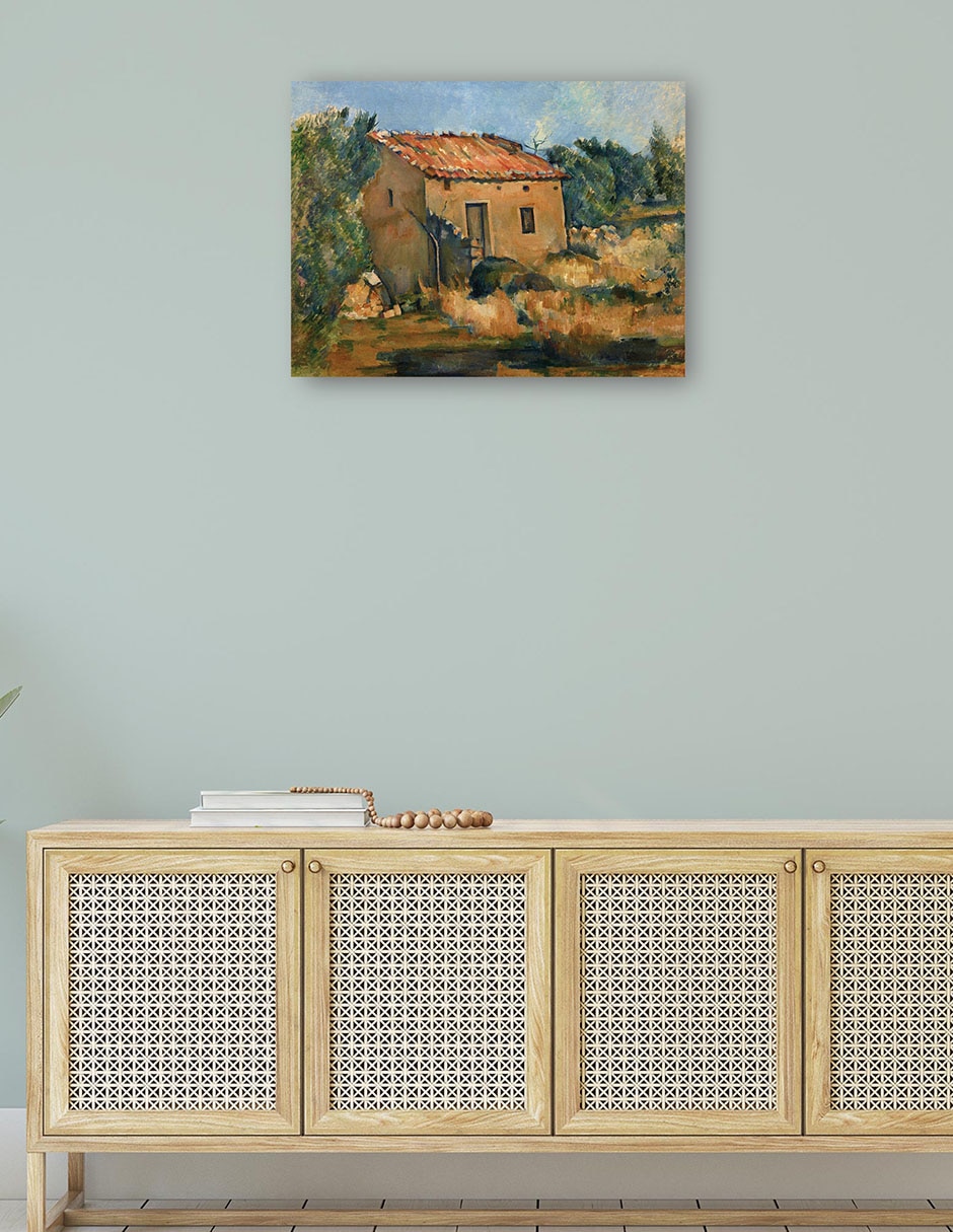 Cuadro decorativo Casa abandonada cerca de Aix-en-Provence (1885-1887) técnica mixta Océanos 4