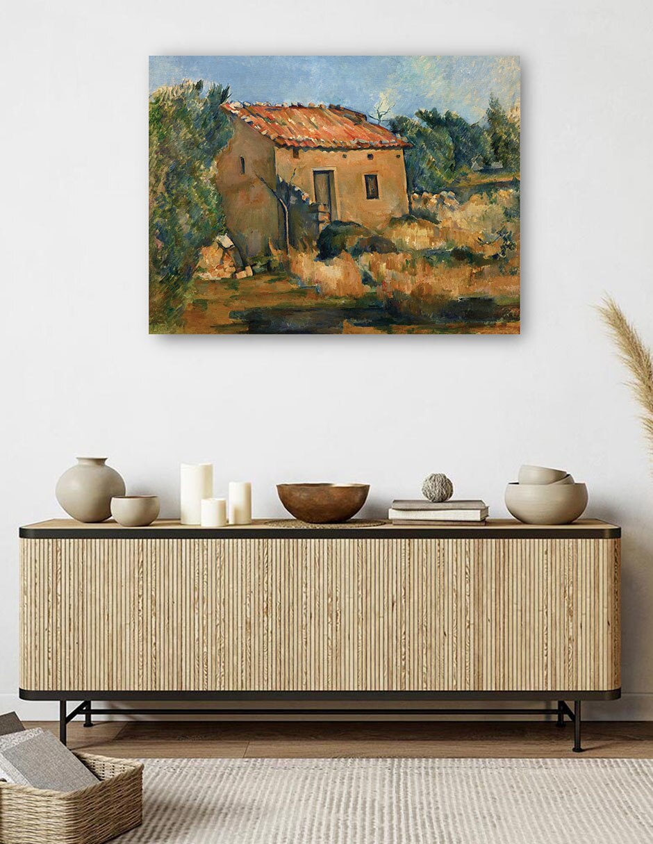 Cuadro decorativo Casa abandonada cerca de Aix-en-Provence (1885-1887) técnica mixta Océanos 5