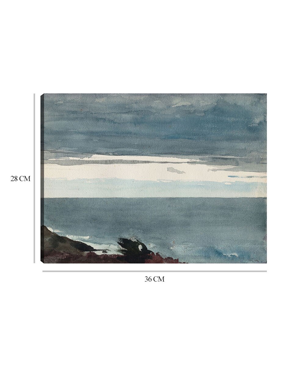 Cuadro decorativo El cuello de Prout, tarde (1894) técnica mixta Playas 3
