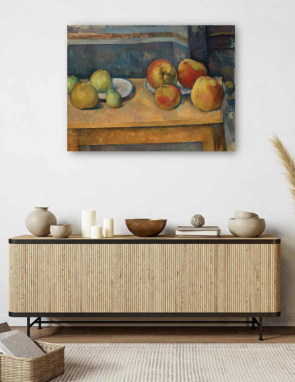Cuadro decorativo Naturaleza muerta con manzanas y peras (ca. 1891-1892) técnica mixta Gente 5