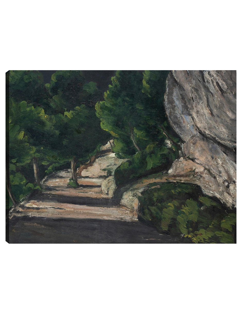 Cuadro decorativo Paisaje. Camino con árboles en las Montañas Rocosas (1870 – 1871) técnica mixta Cuadro decorativo Paisaje. Camino con árboles en las Montañas Rocosas (1870 – 1871) técnica mixta