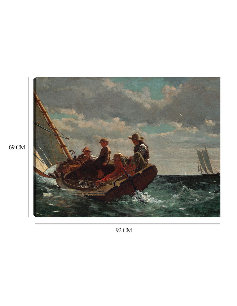 Cuadro decorativo Breezing Up (Una venida favorable) (1873-1876) técnica mixta Navegación 8
