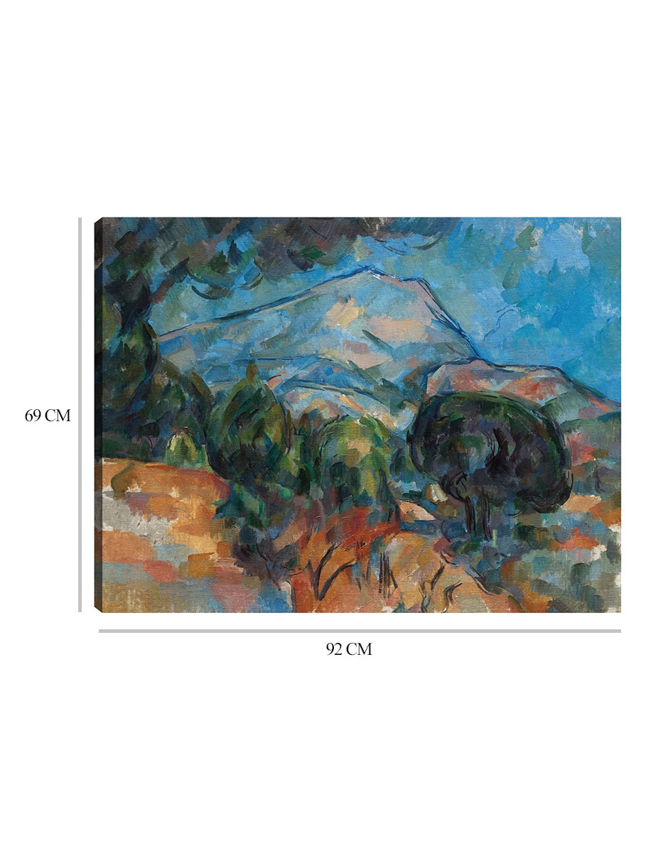 Cuadro decorativo Monte Santa Victoria (c. 1904) técnica mixta Campos 3