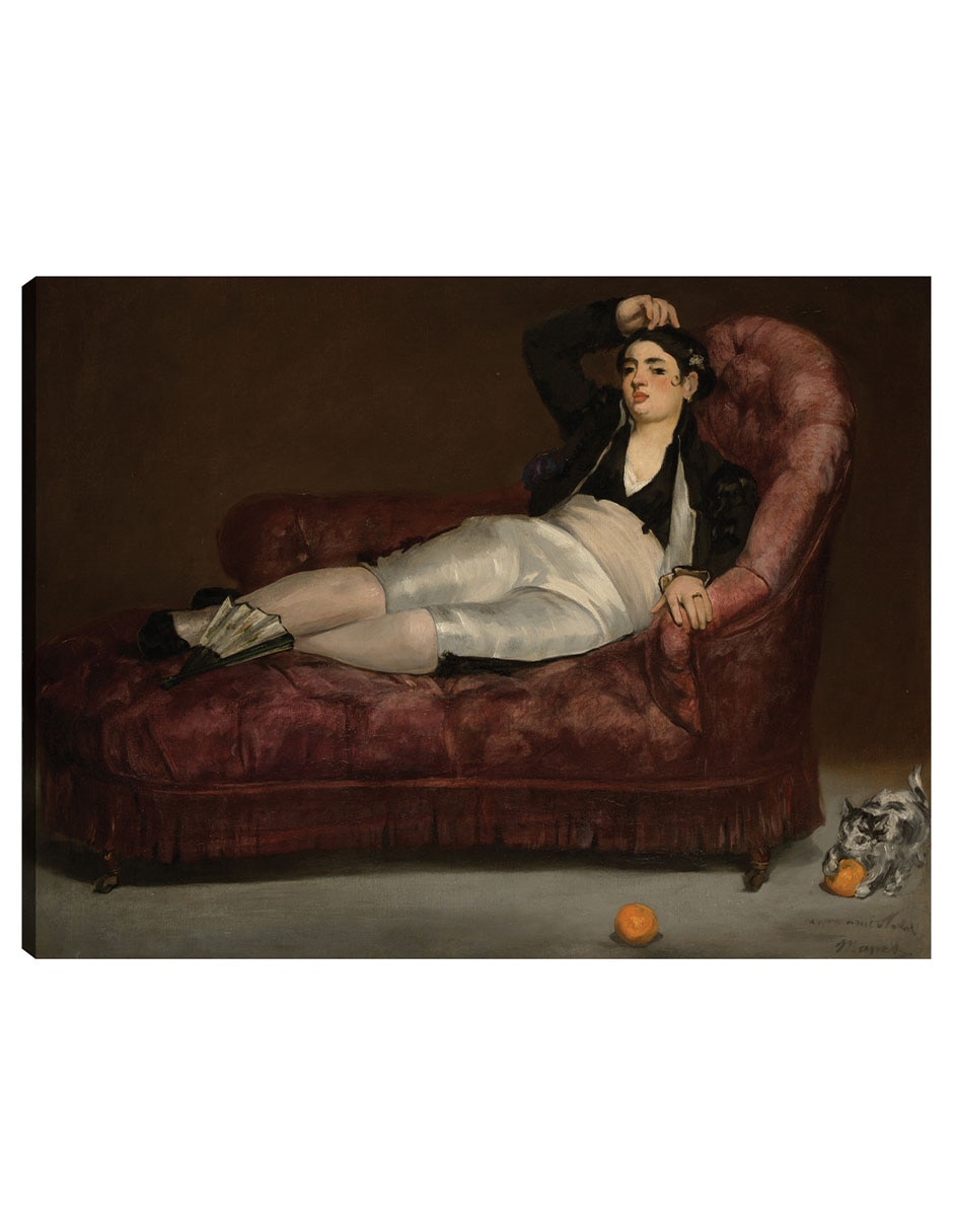 Cuadro decorativo Mujer joven reclinada vestida de español (1862-1863) técnica mixta Gente