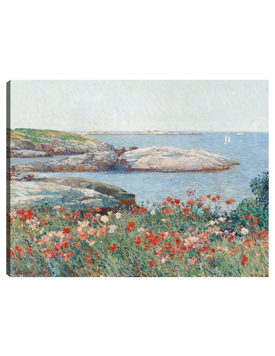 Cuadro decorativo Amapolas, Isles of Shoals, 1891 técnica mixta Islotes