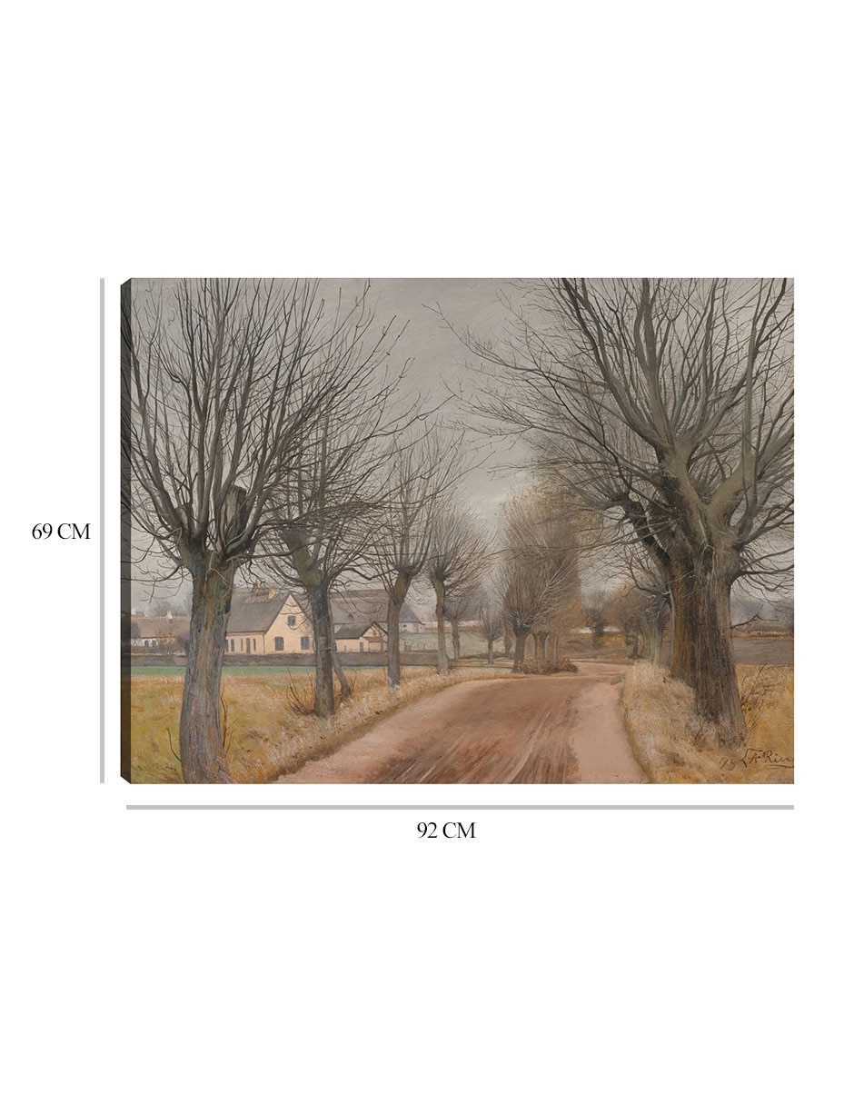 Cuadro decorativo Un camino cerca de Vinderød, Zelanda (1898) técnica mixta Caminos 2