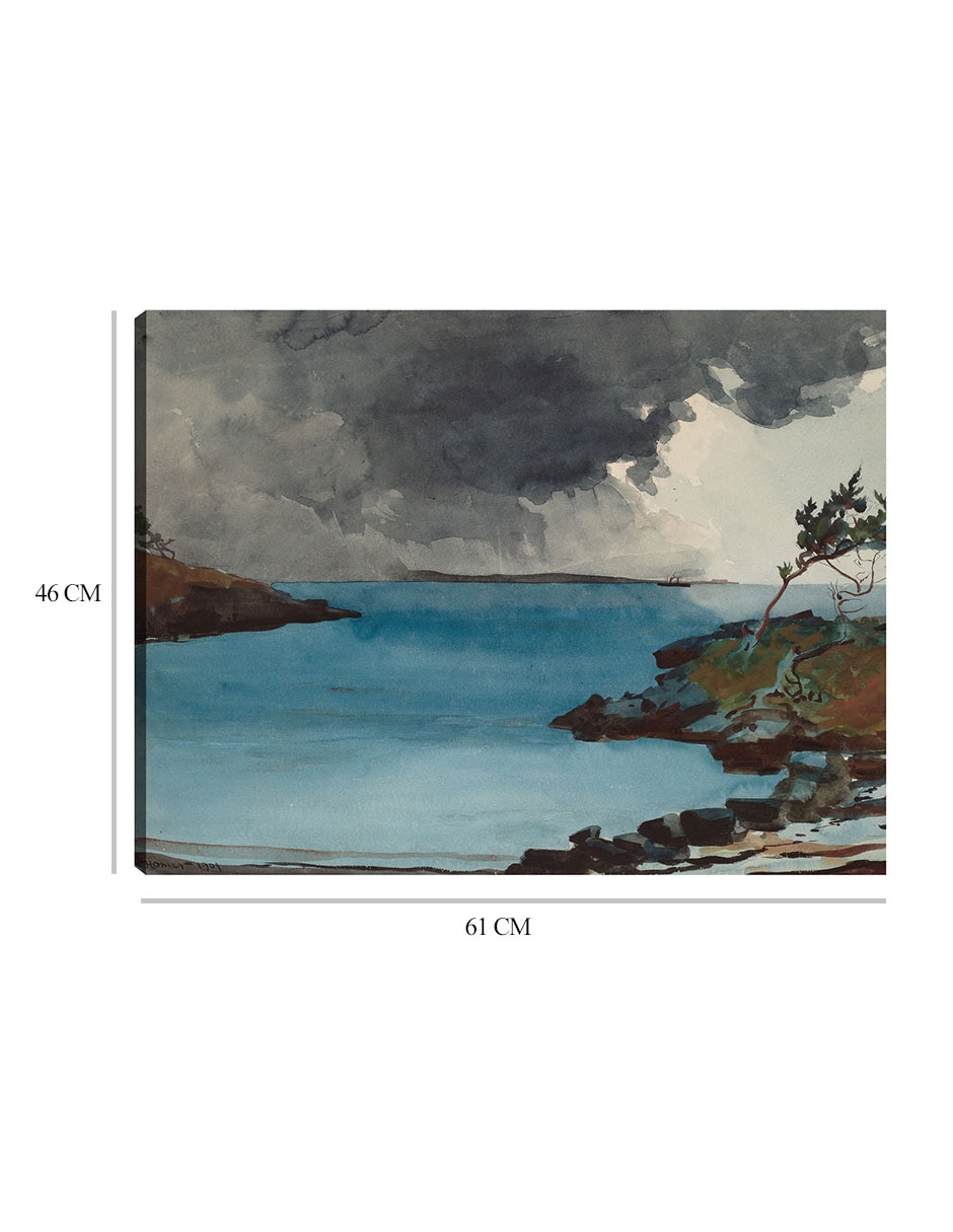 Cuadro decorativo La tormenta que se avecina (1901) técnica mixta Lagos 2