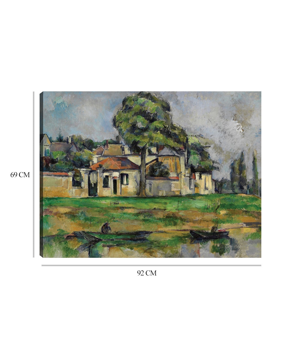 Cuadro decorativo Orillas del Marne (hacia 1888) técnica mixta Campos 2