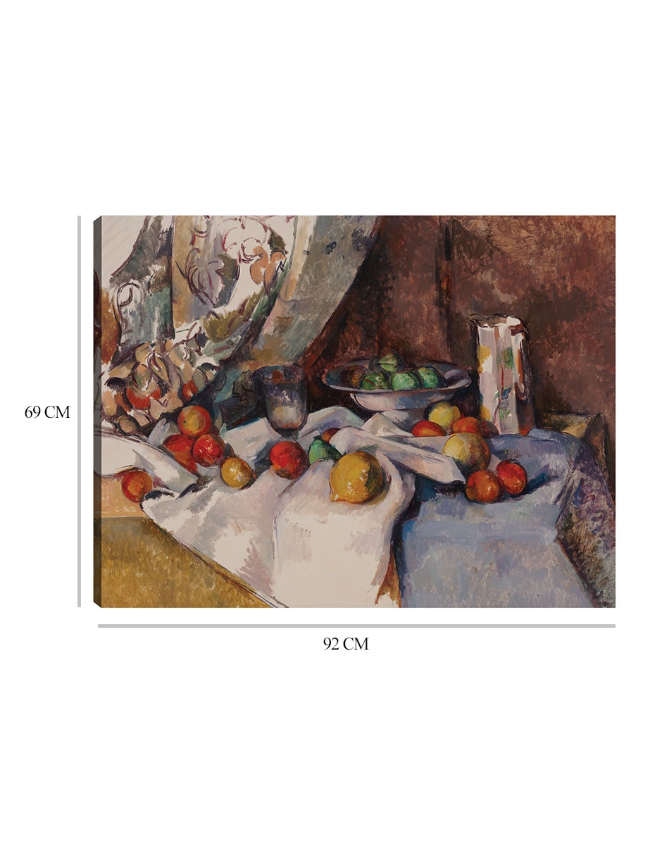 Cuadro decorativo Naturaleza muerta con manzanas (de 1895 a 1898) técnica mixta Campos 8