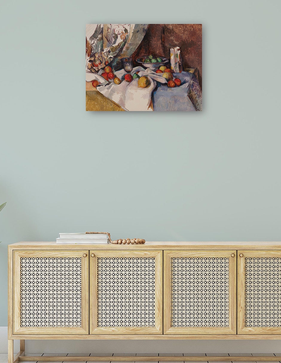Cuadro decorativo Naturaleza muerta con manzanas (de 1895 a 1898) técnica mixta Campos 4
