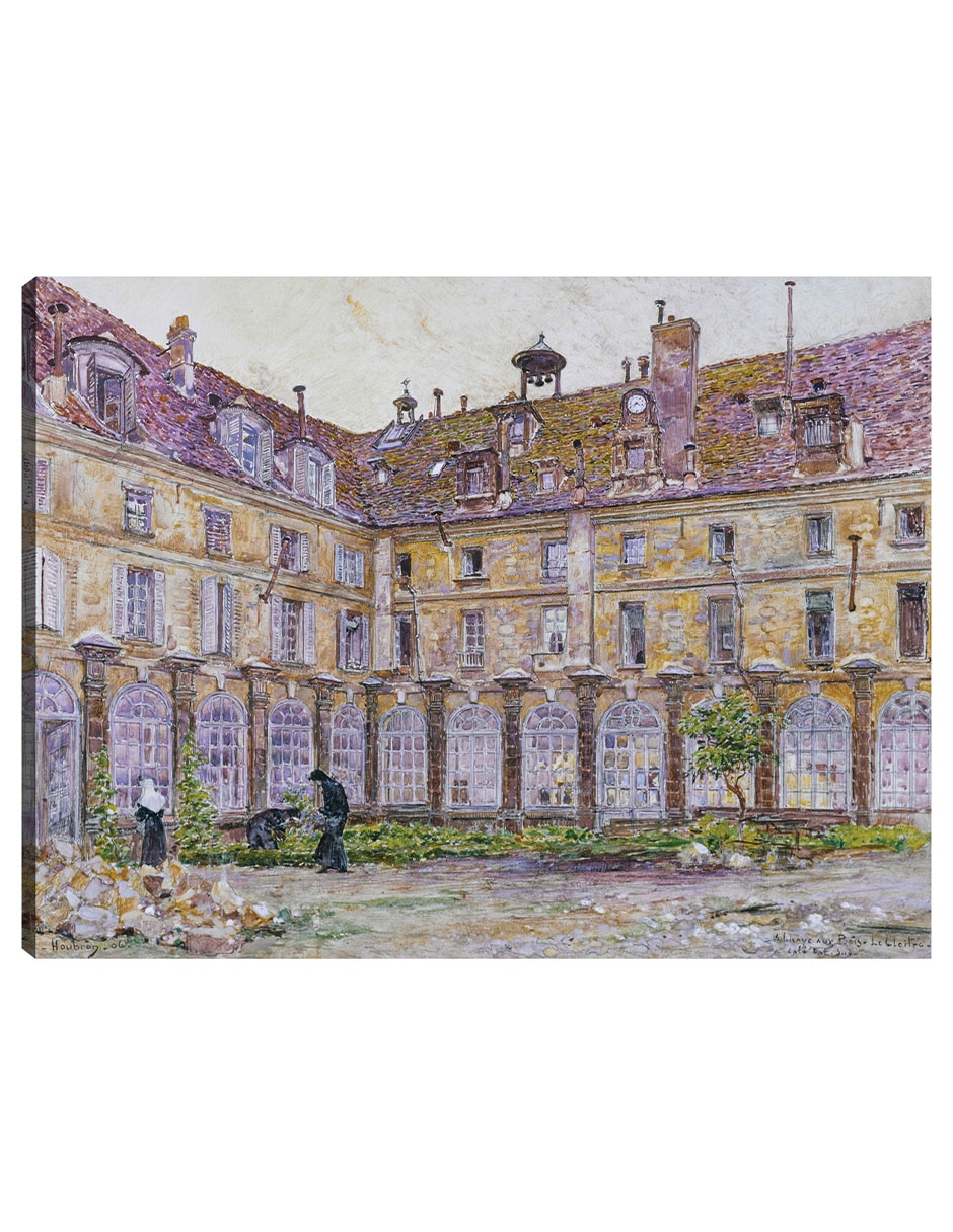 Cuadro decorativo El claustro de la Abbaye-aux-Bois, rue de Sèvres (1906) técnica mixta Arquitectura