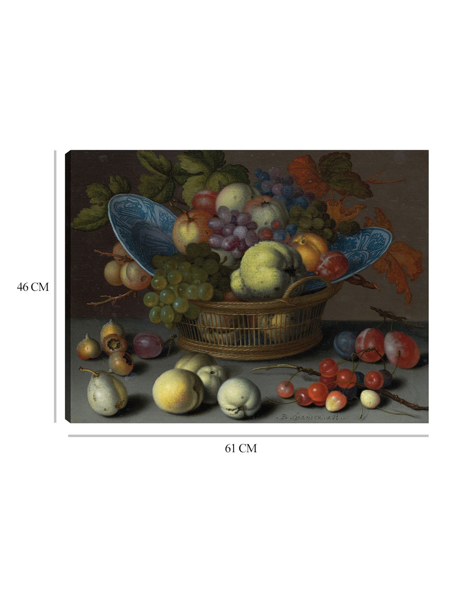 Cuadro decorativo Cesta de frutas, c. 1622 técnica mixta 2