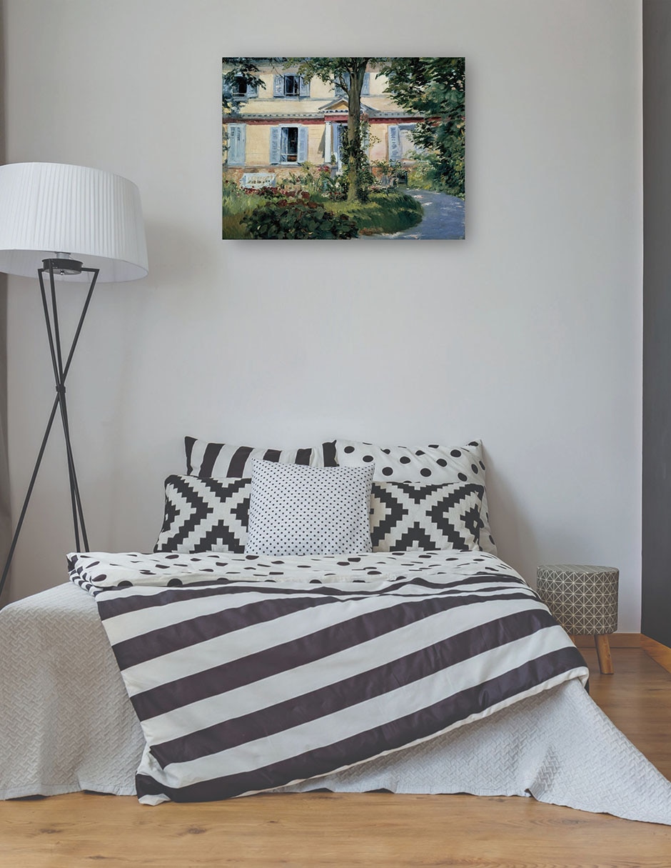 Cuadro decorativo La casa de Rueil (1882) técnica mixta Lugares 3