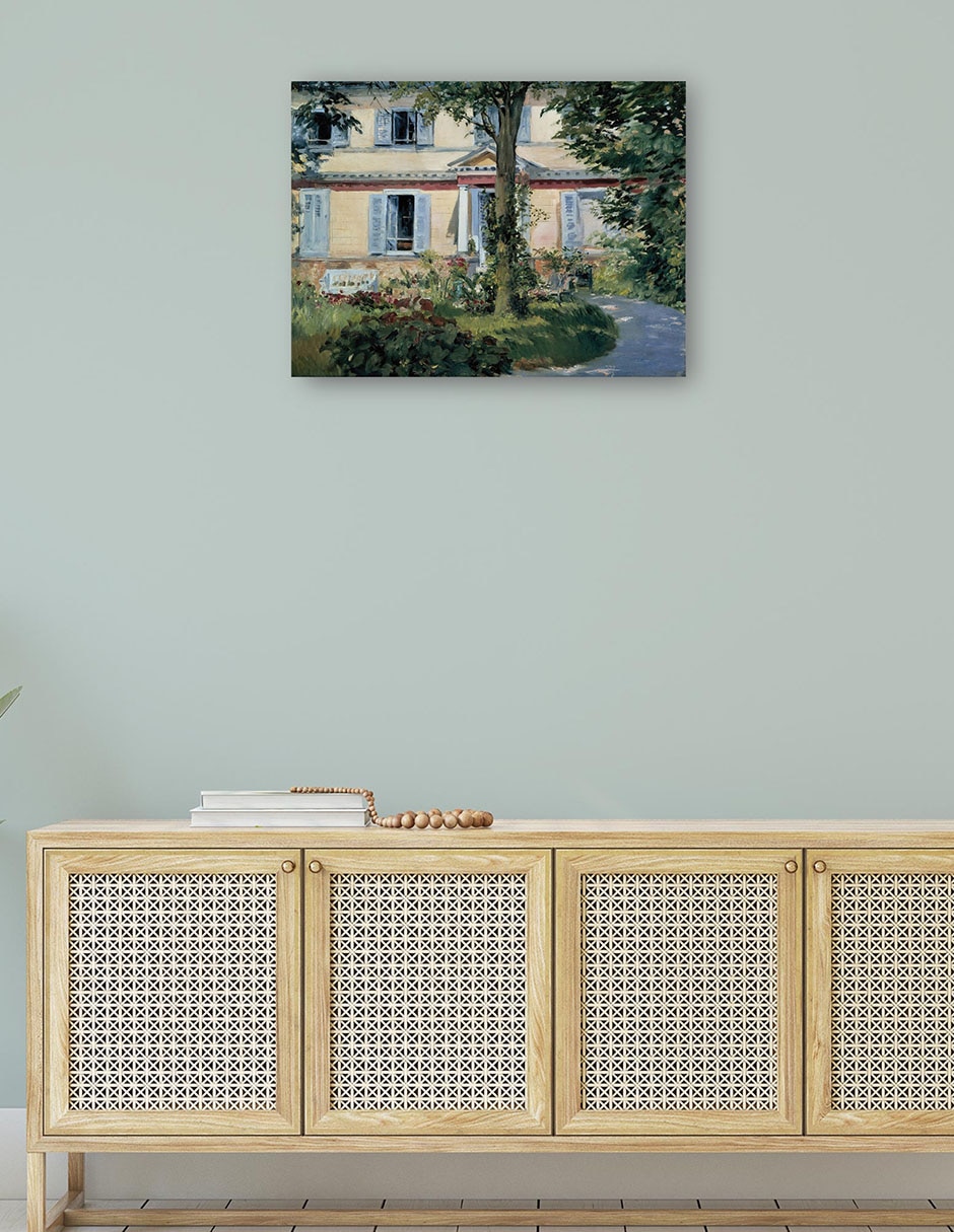Cuadro decorativo La casa de Rueil (1882) técnica mixta Lugares 4