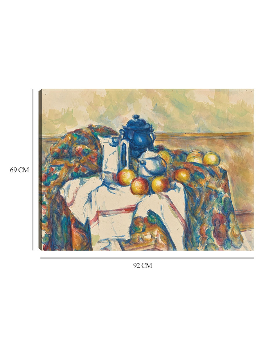 Cuadro decorativo Naturaleza muerta con olla azul (alrededor de 1900-1906) técnica mixta Playas 8